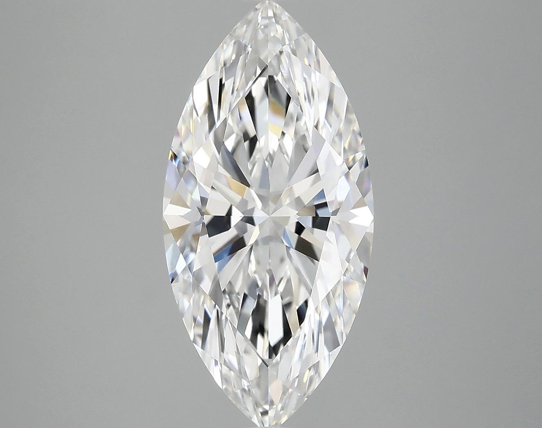 3.09 Carat Marquise Shaped Excellent Cut VVS2 IGI Certified Lab Grown Diamond