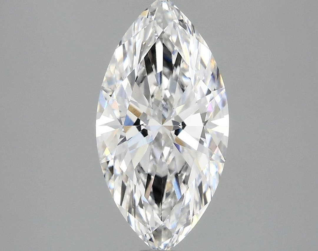 2.1 Carat Marquise Shaped Ideal Cut VVS2 IGI Certified Lab Grown Diamond