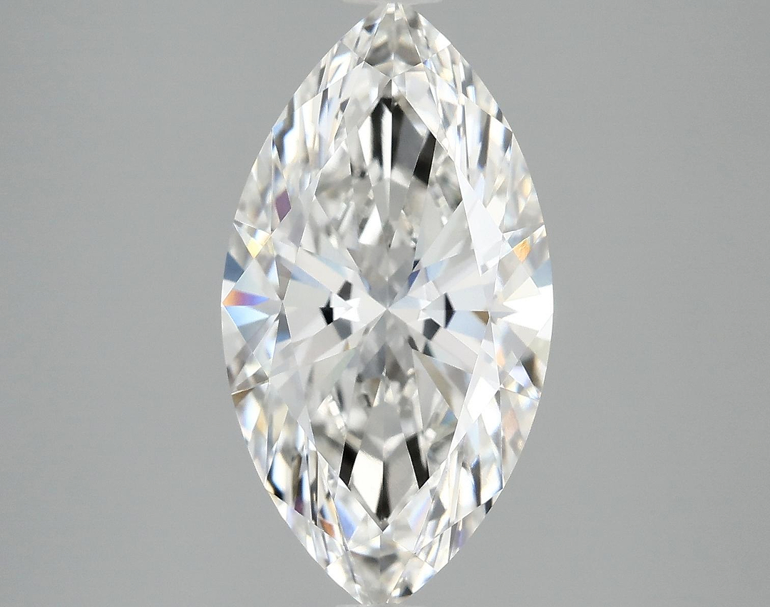 2.55 Carat Marquise Shaped Excellent Cut VVS2 IGI Certified Lab Grown Diamond