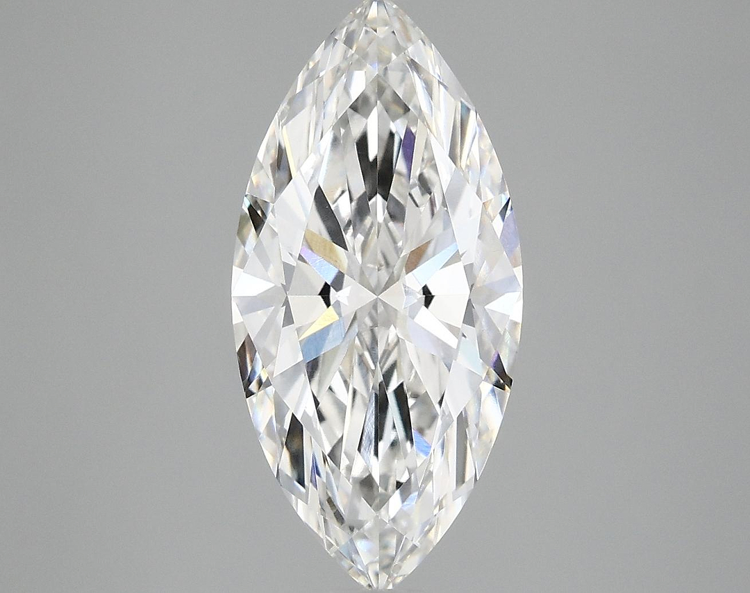 3.03 Carat Marquise Shaped Excellent Cut VVS2 IGI Certified Lab Grown Diamond