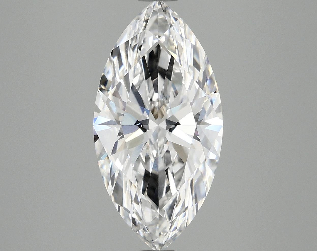 3.07 Carat Marquise Shaped Ideal Cut VVS2 IGI Certified Lab Grown Diamond