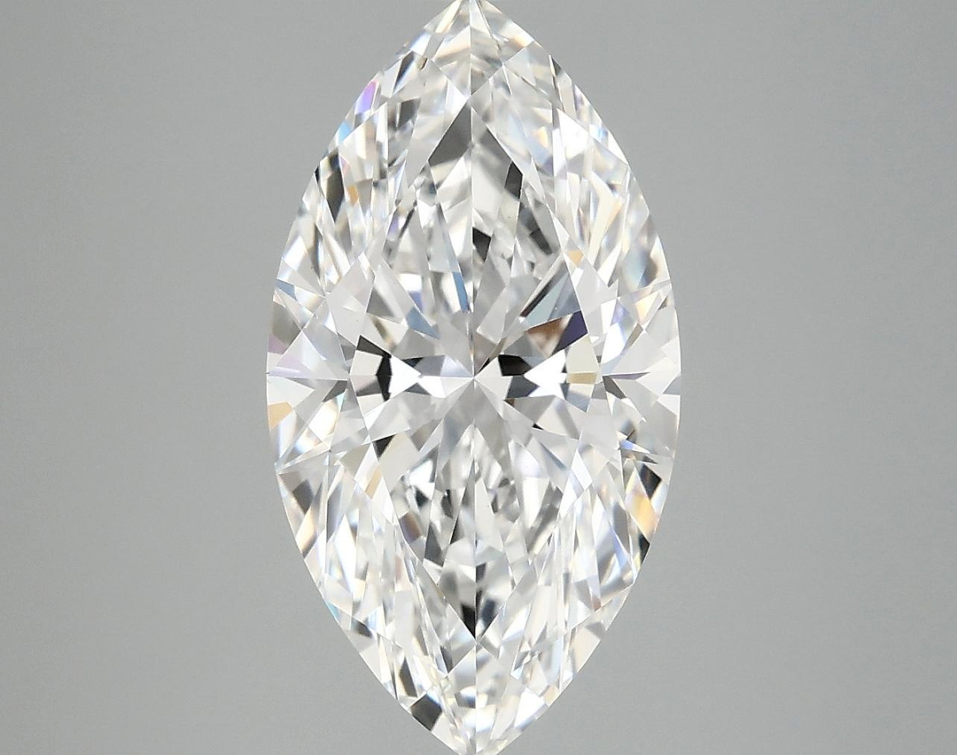 4.0 Carat Marquise Shaped Excellent Cut VVS2 IGI Certified Lab Grown Diamond