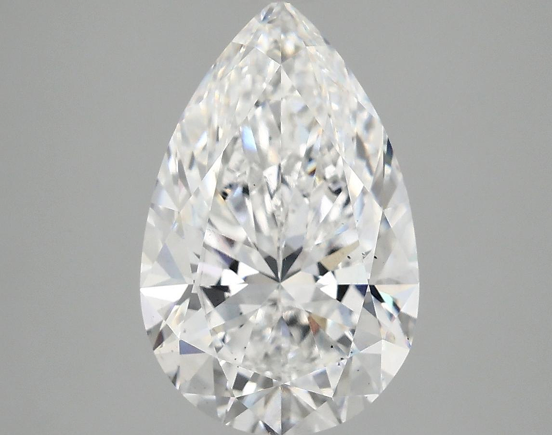 4.04 Carat Pear Shaped Ideal Cut SI1 IGI Certified Lab Grown Diamond