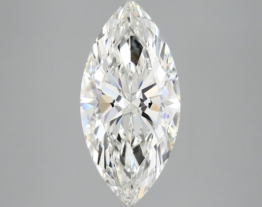 3.09 Carat Marquise Shaped Excellent Cut VVS2 IGI Certified Lab Grown Diamond