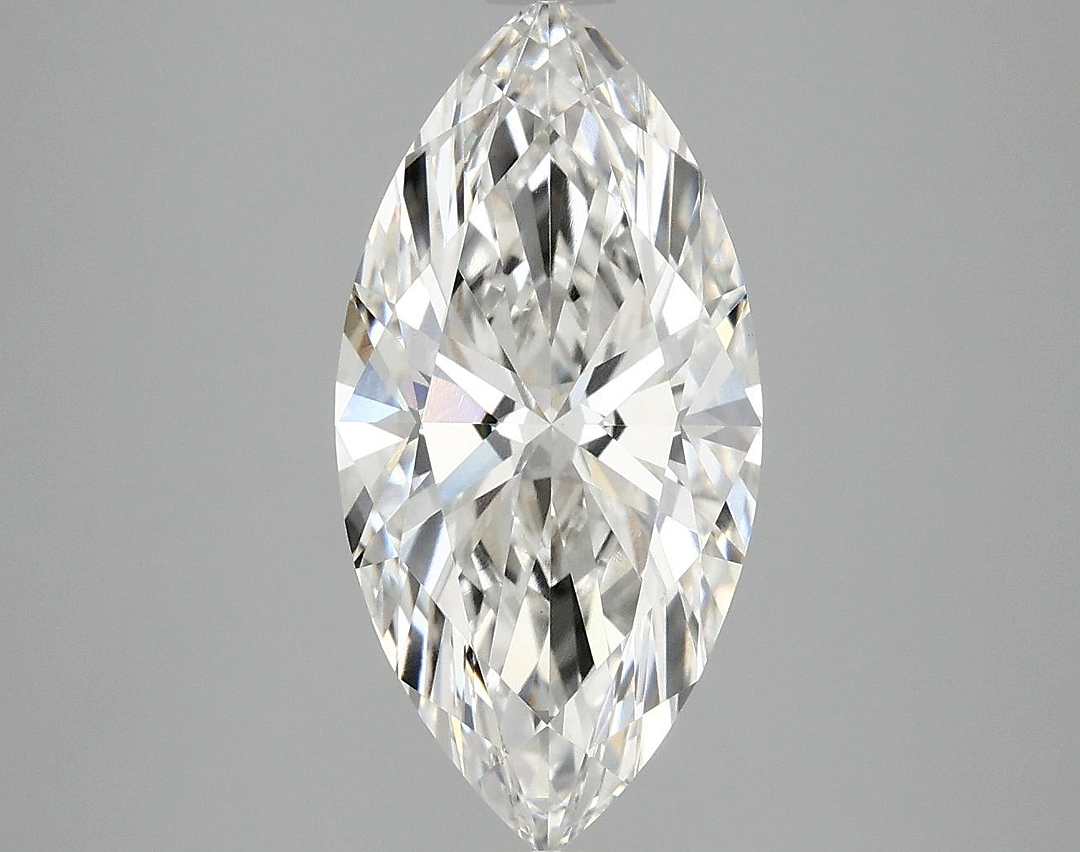 3.05 Carat Marquise Shaped Ideal Cut VVS2 IGI Certified Lab Grown Diamond