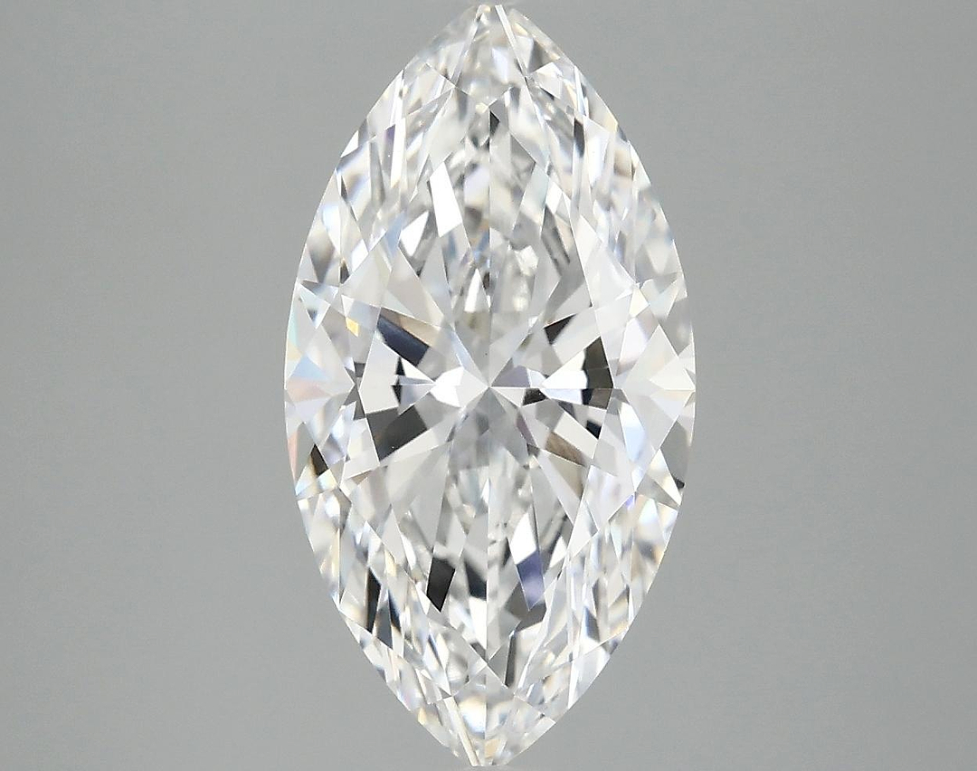 3.03 Carat Marquise Shaped Excellent Cut VVS2 IGI Certified Lab Grown Diamond