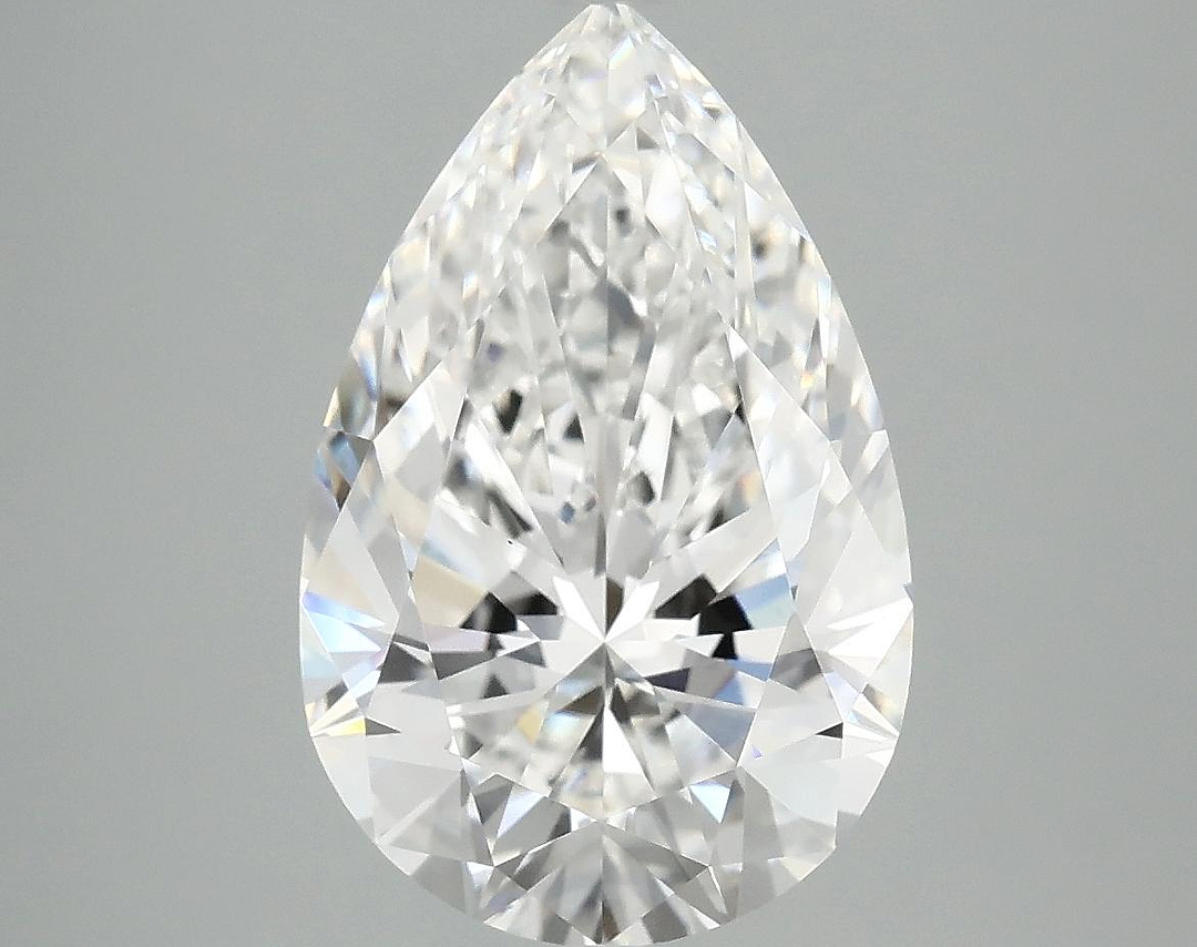 4.04 Carat Pear Shaped Ideal Cut VVS2 IGI Certified Lab Grown Diamond