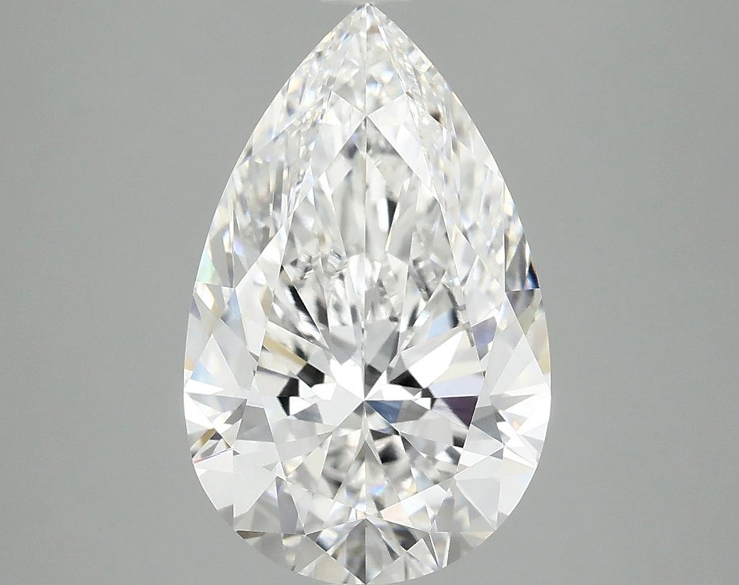 4.09 Carat Pear Shaped Ideal Cut VS1 IGI Certified Lab Grown Diamond