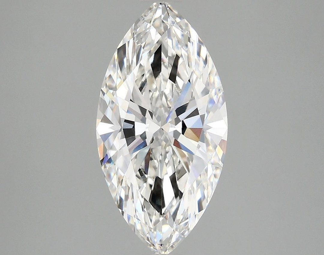 2.4 Carat Marquise Shaped Ideal Cut VVS2 IGI Certified Lab Grown Diamond