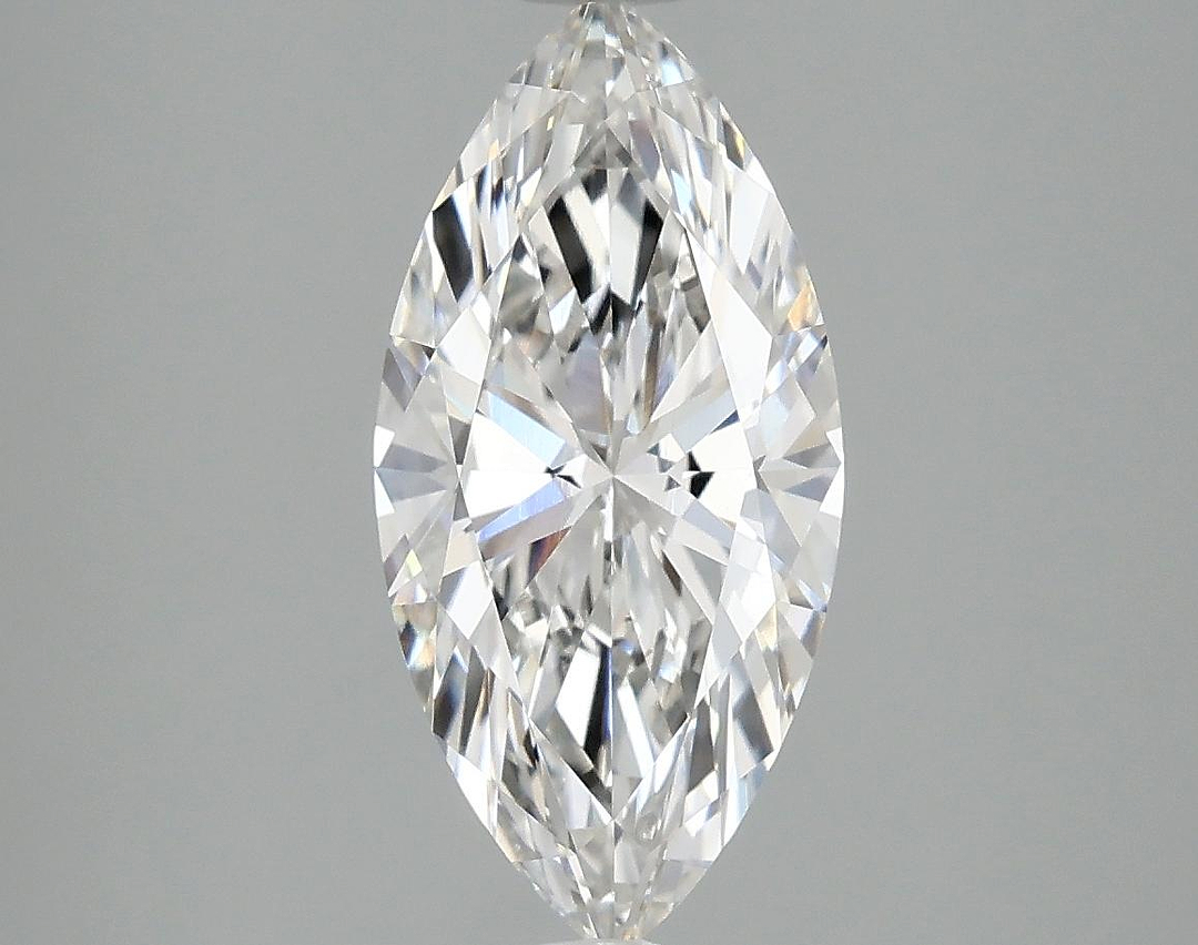 2.03 Carat Marquise Shaped Excellent Cut VVS2 IGI Certified Lab Grown Diamond