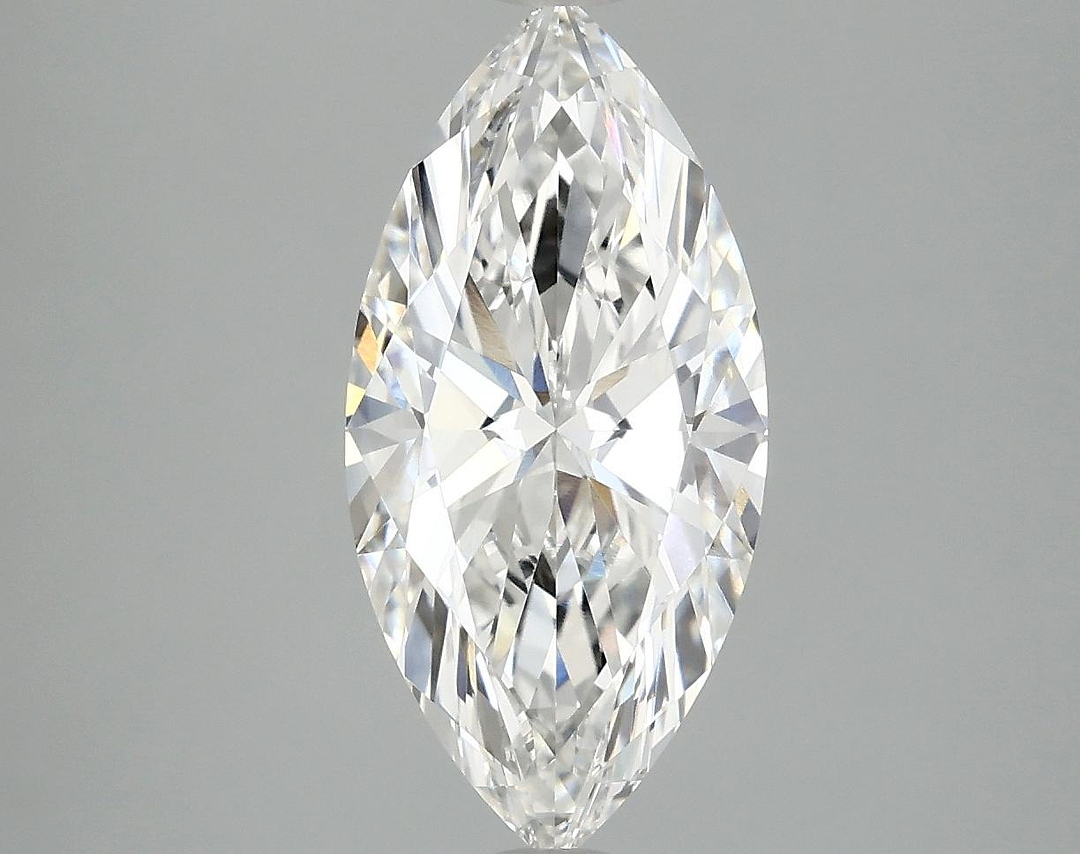 2.57 Carat Marquise Shaped Excellent Cut VVS2 IGI Certified Lab Grown Diamond