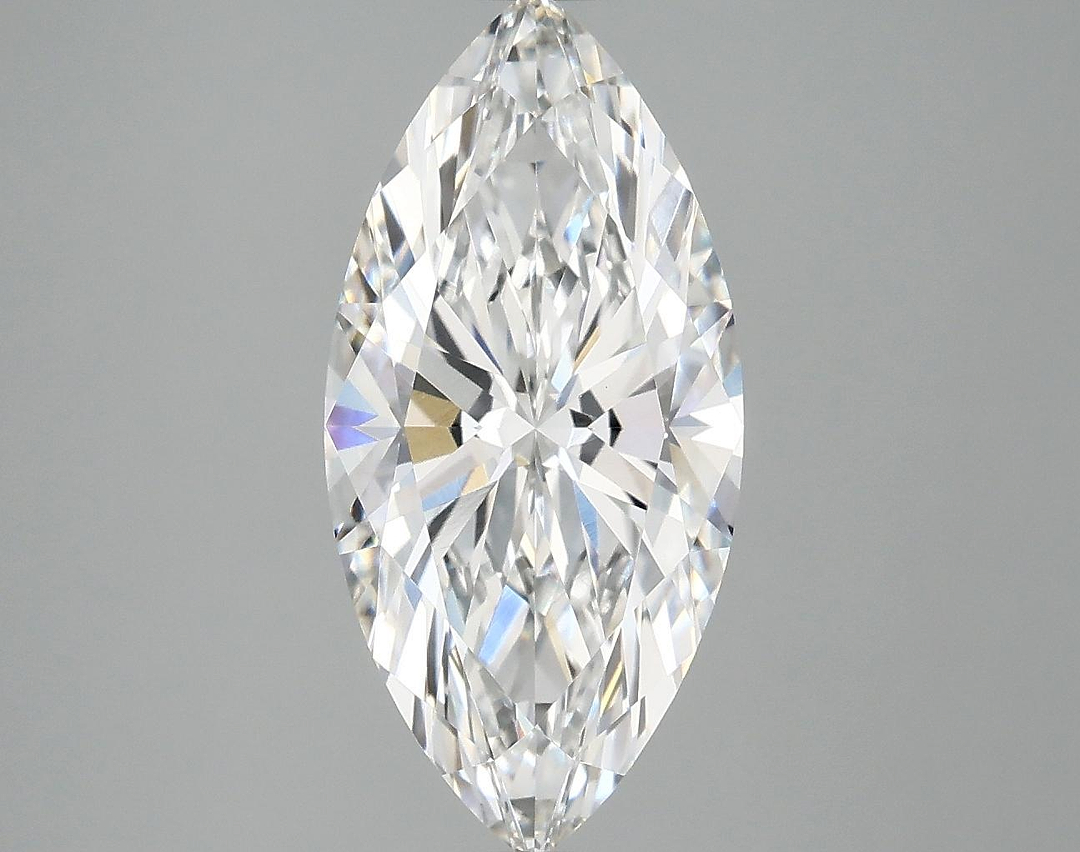 3.03 Carat Marquise Shaped Excellent Cut VVS2 IGI Certified Lab Grown Diamond