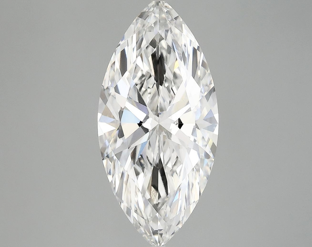 3.04 Carat Marquise Shaped Excellent Cut VVS2 IGI Certified Lab Grown Diamond