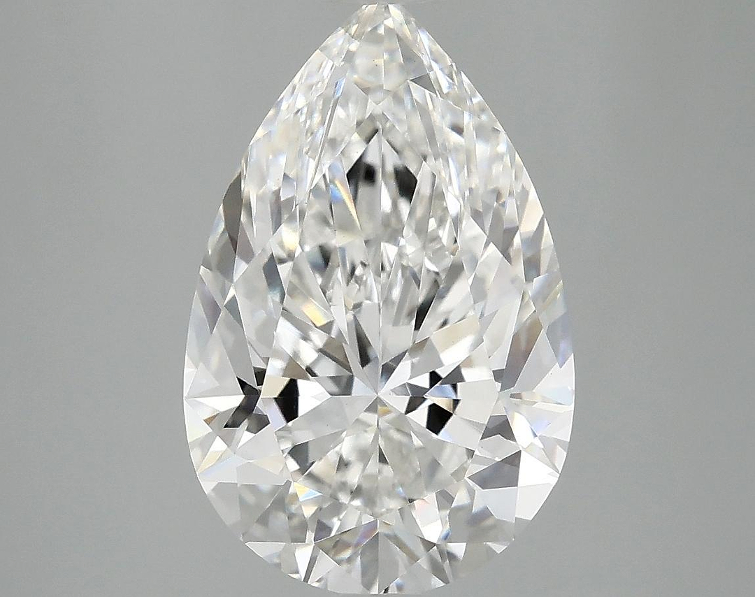 4.07 Carat Pear Shaped Ideal Cut VVS2 IGI Certified Lab Grown Diamond