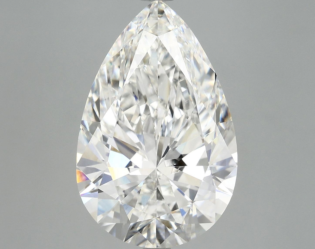 7.14 Carat Pear Shaped Ideal Cut VVS2 IGI Certified Lab Grown Diamond