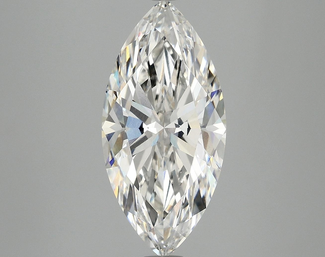 3.09 Carat Marquise Shaped Excellent Cut VVS2 IGI Certified Lab Grown Diamond