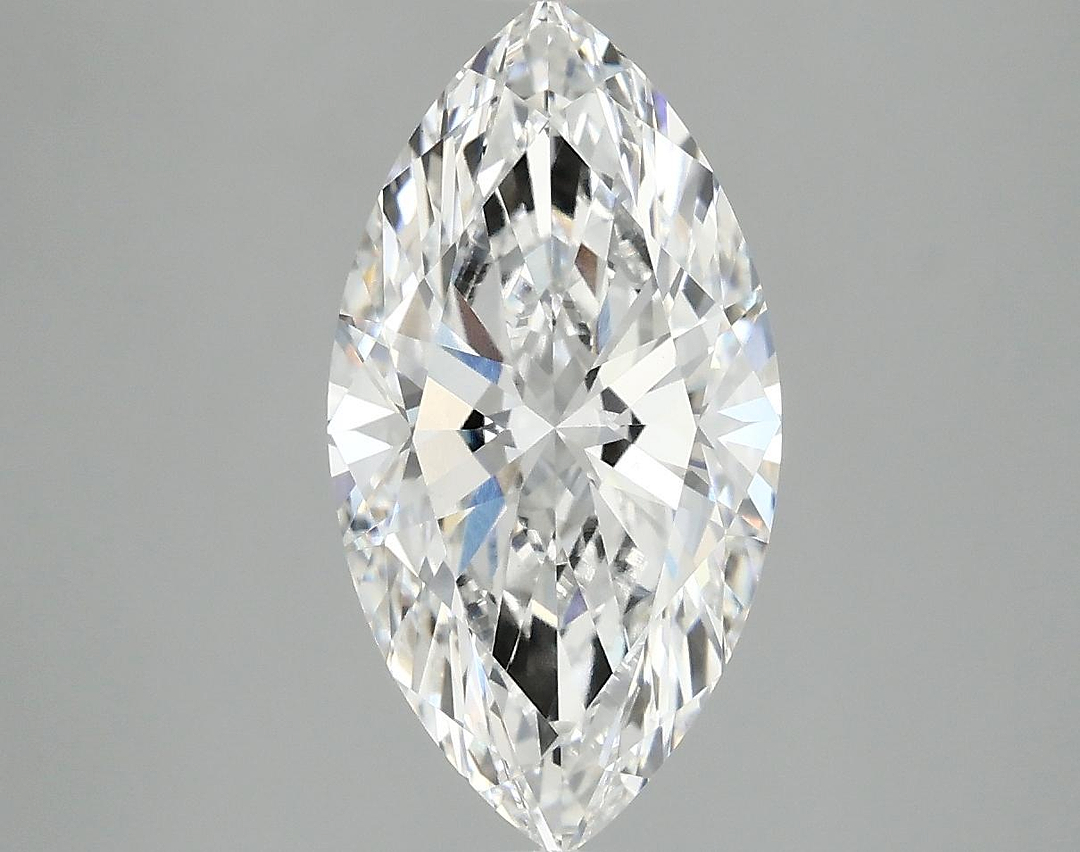 2.97 Carat Marquise Shaped Excellent Cut VVS2 IGI Certified Lab Grown Diamond