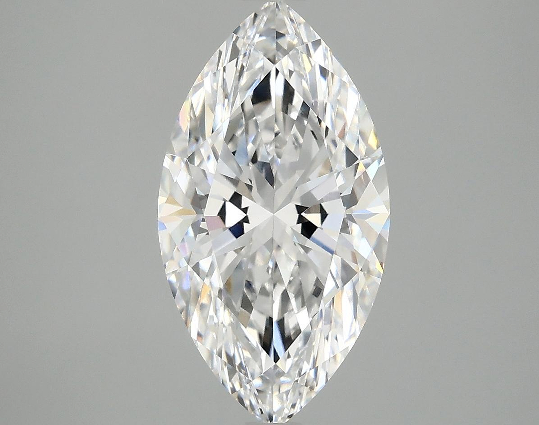 3.07 Carat Marquise Shaped Excellent Cut VVS2 IGI Certified Lab Grown Diamond