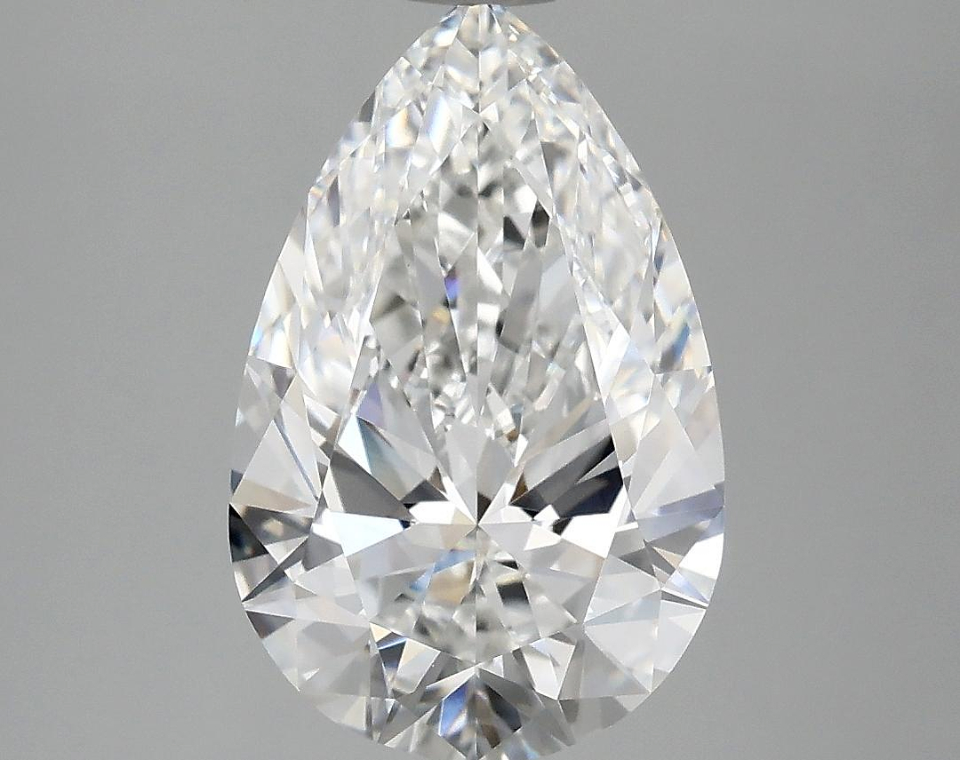 3.03 Carat Pear Shaped Ideal Cut VVS2 IGI Certified Lab Grown Diamond