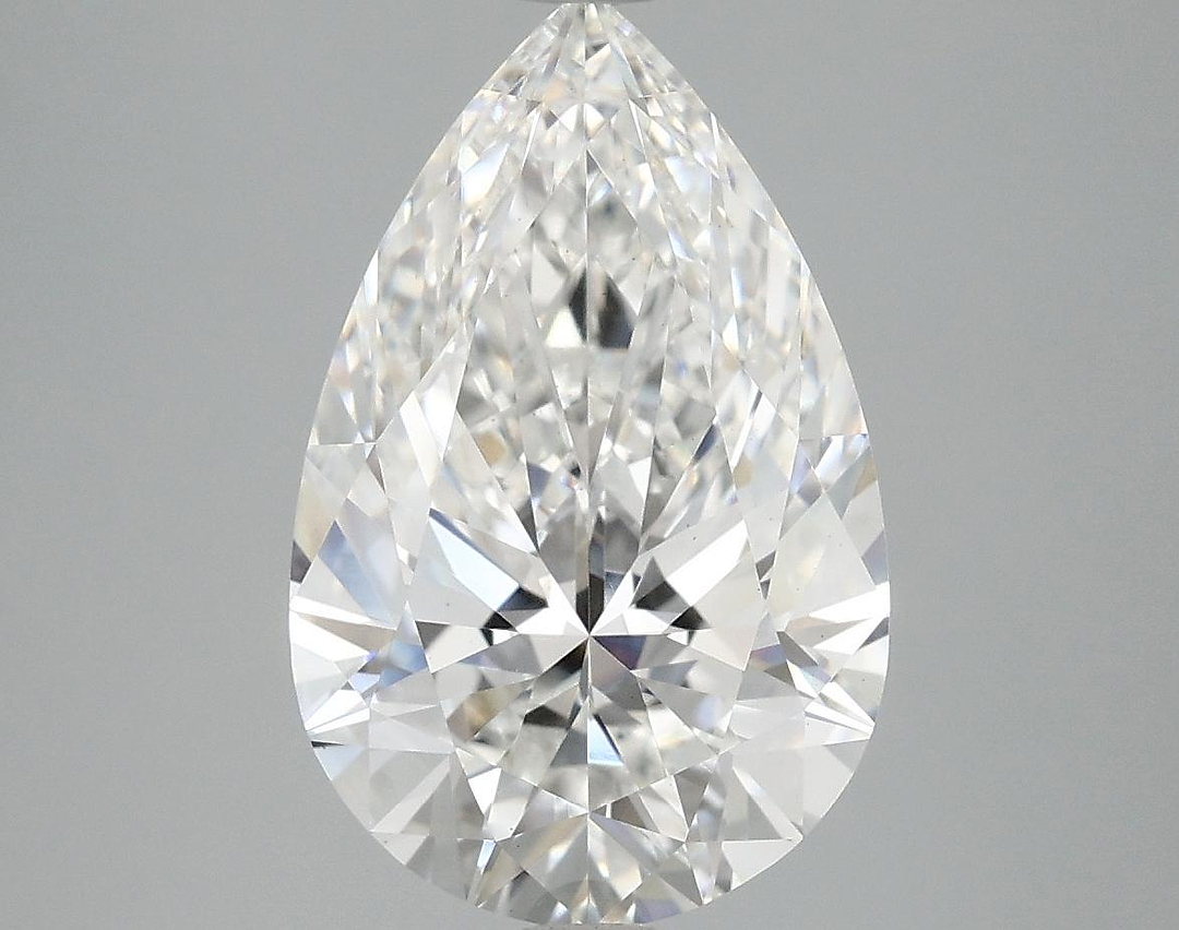 4.02 Carat Pear Shaped Ideal Cut VS1 IGI Certified Lab Grown Diamond