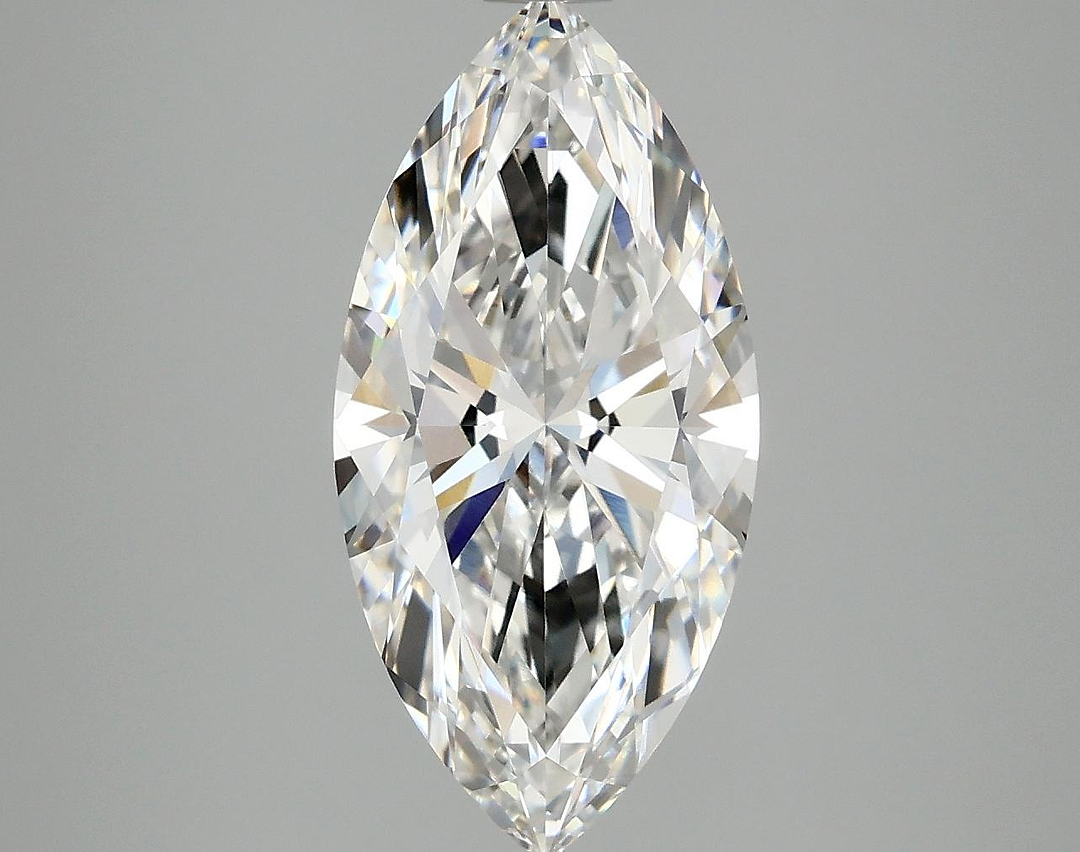 3.02 Carat Marquise Shaped Ideal Cut VVS2 IGI Certified Lab Grown Diamond