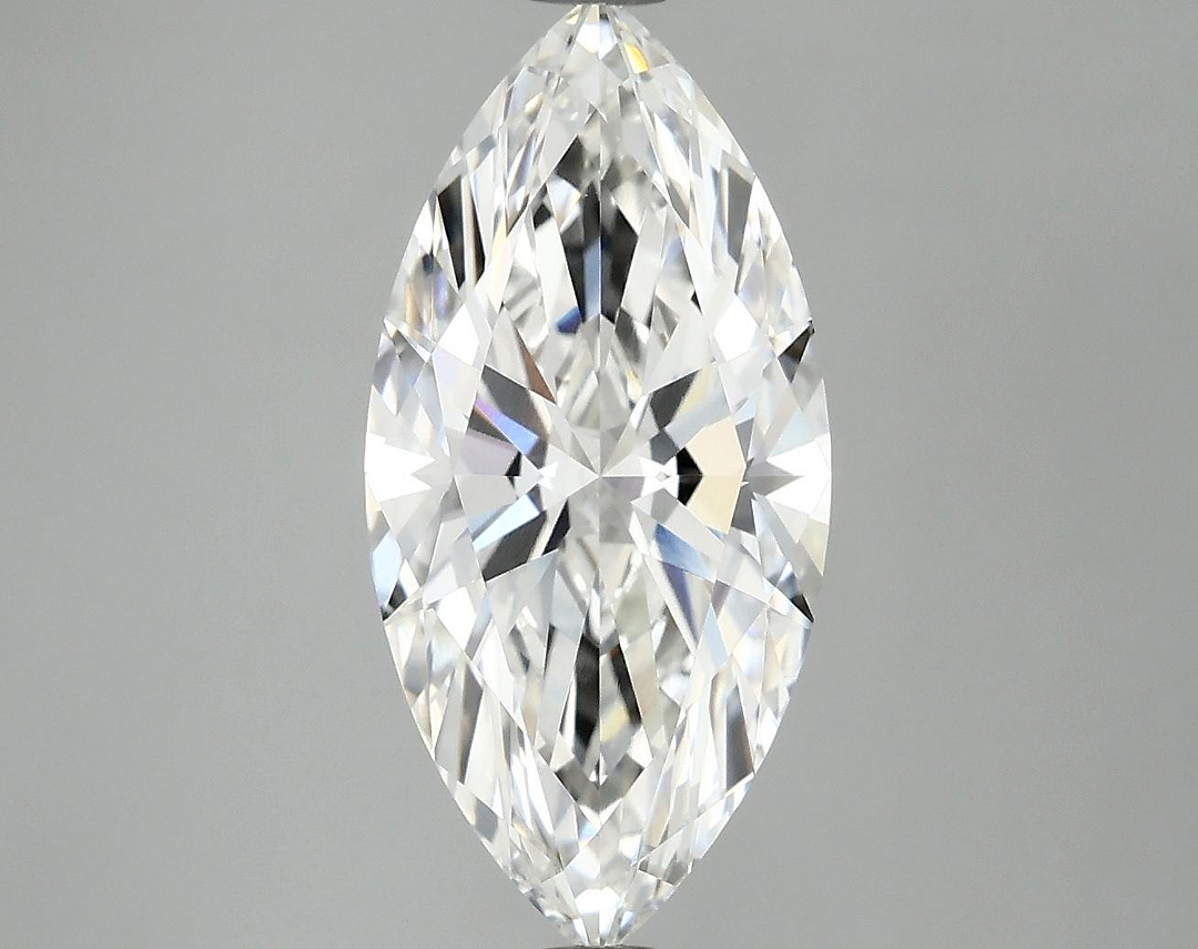 3.03 Carat Marquise Shaped Excellent Cut VVS2 IGI Certified Lab Grown Diamond