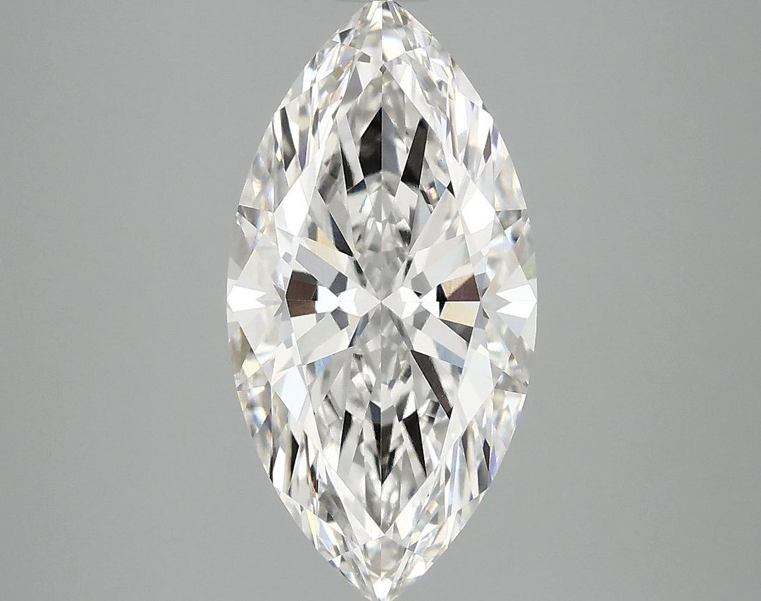 3.01 Carat Marquise Shaped Ideal Cut VVS2 IGI Certified Lab Grown Diamond