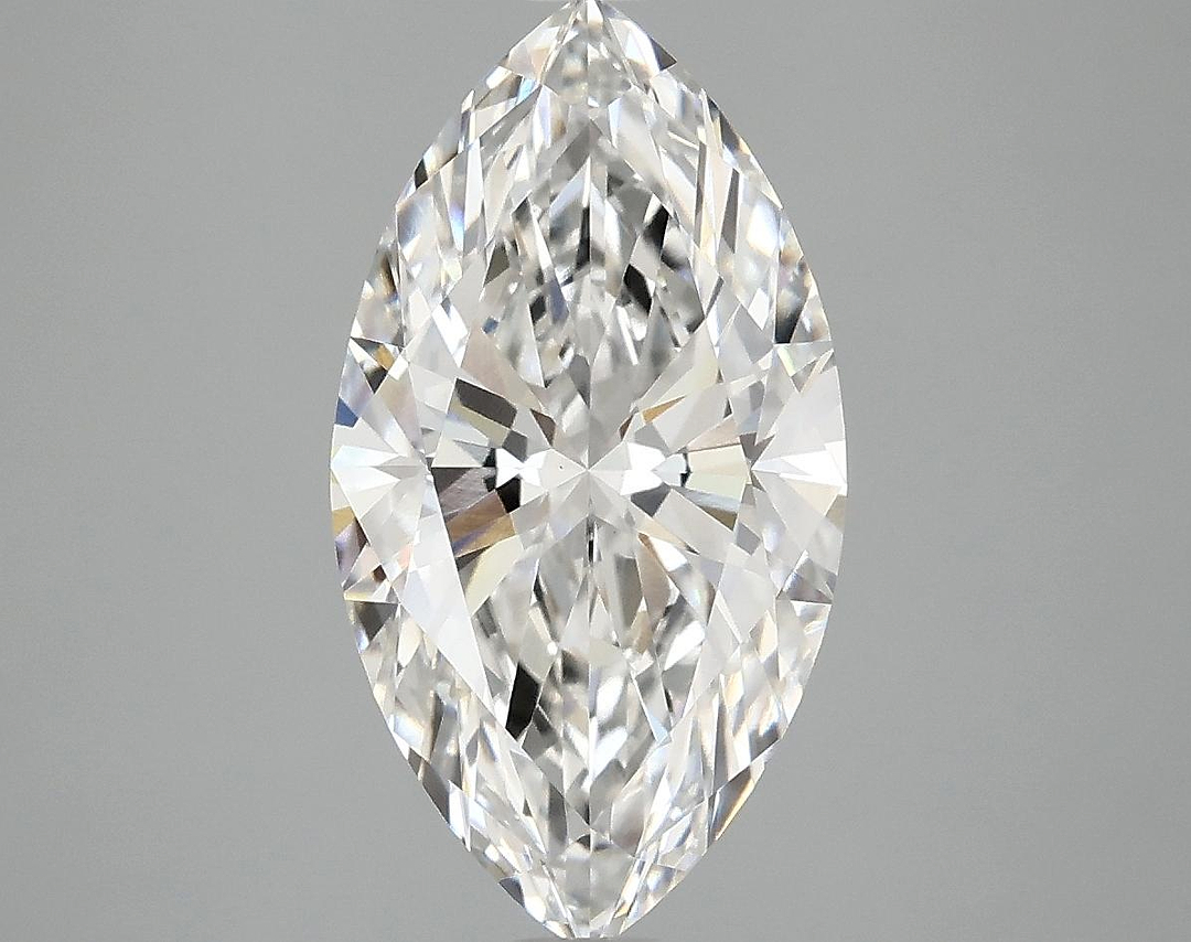 3.03 Carat Marquise Shaped Excellent Cut VVS2 IGI Certified Lab Grown Diamond