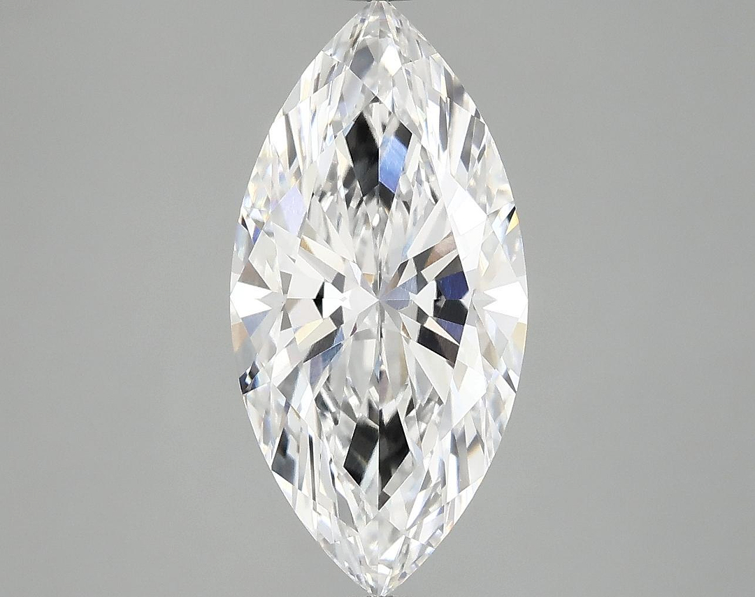 3.01 Carat Marquise Shaped Ideal Cut VVS2 IGI Certified Lab Grown Diamond