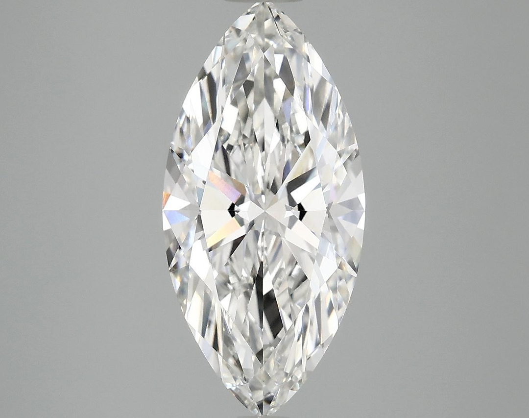 3.02 Carat Marquise Shaped Excellent Cut VVS2 IGI Certified Lab Grown Diamond