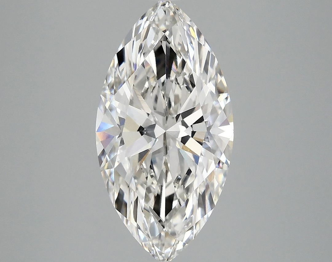 3.03 Carat Marquise Shaped Ideal Cut VVS2 IGI Certified Lab Grown Diamond