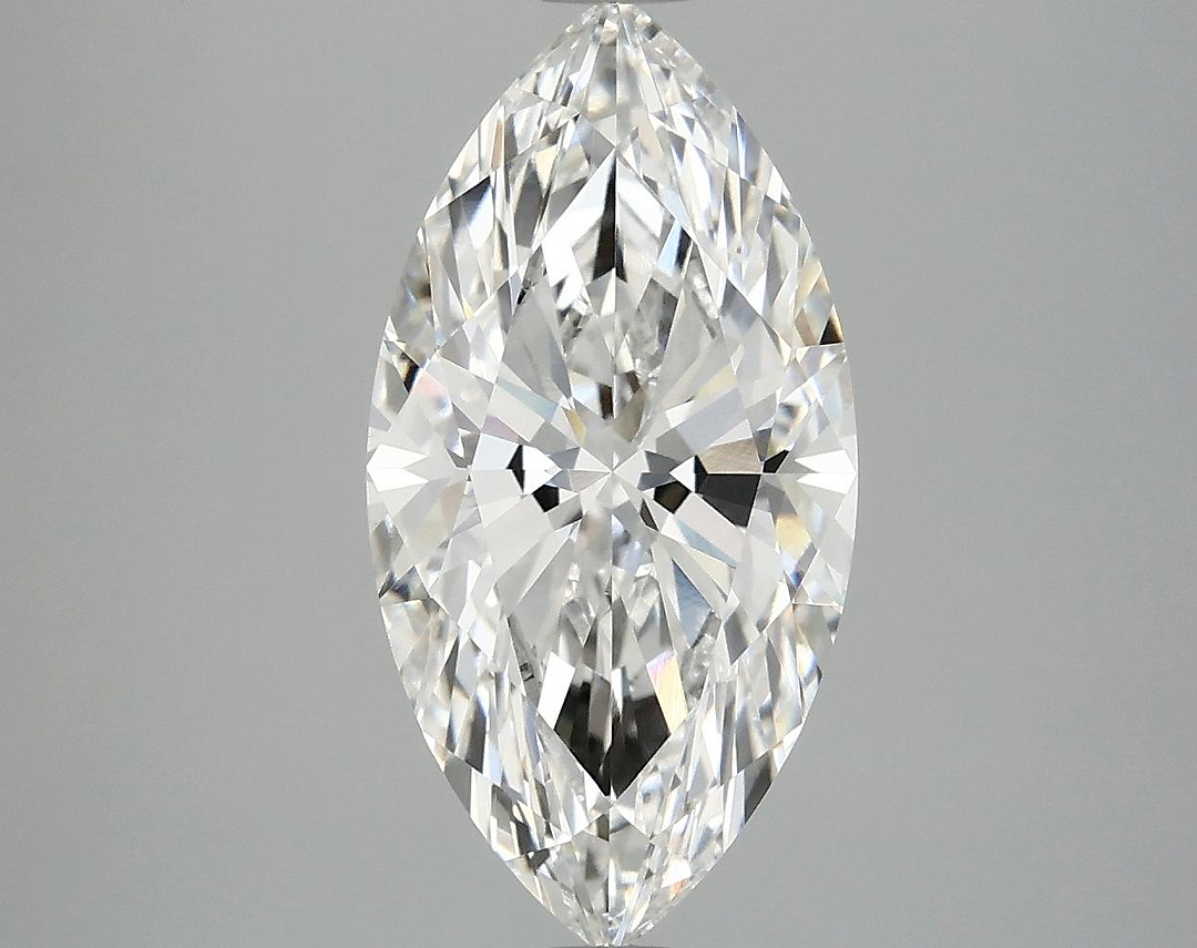 3.09 Carat Marquise Shaped Ideal Cut VVS2 IGI Certified Lab Grown Diamond
