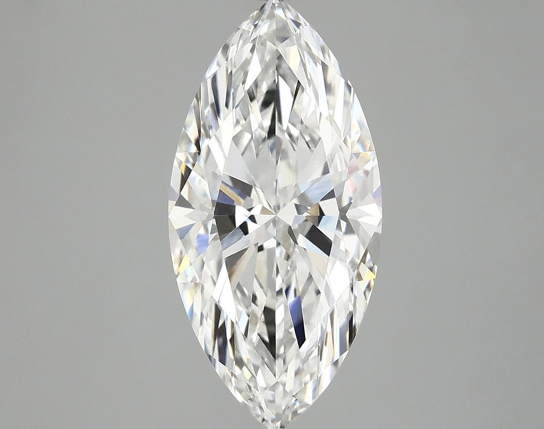 3.04 Carat Marquise Shaped Ideal Cut VVS2 IGI Certified Lab Grown Diamond