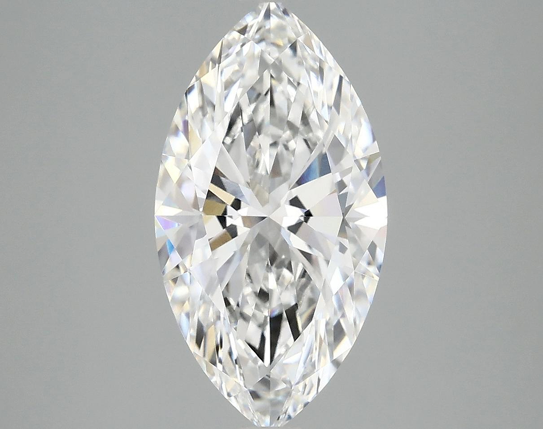 3.09 Carat Marquise Shaped Excellent Cut VVS2 IGI Certified Lab Grown Diamond
