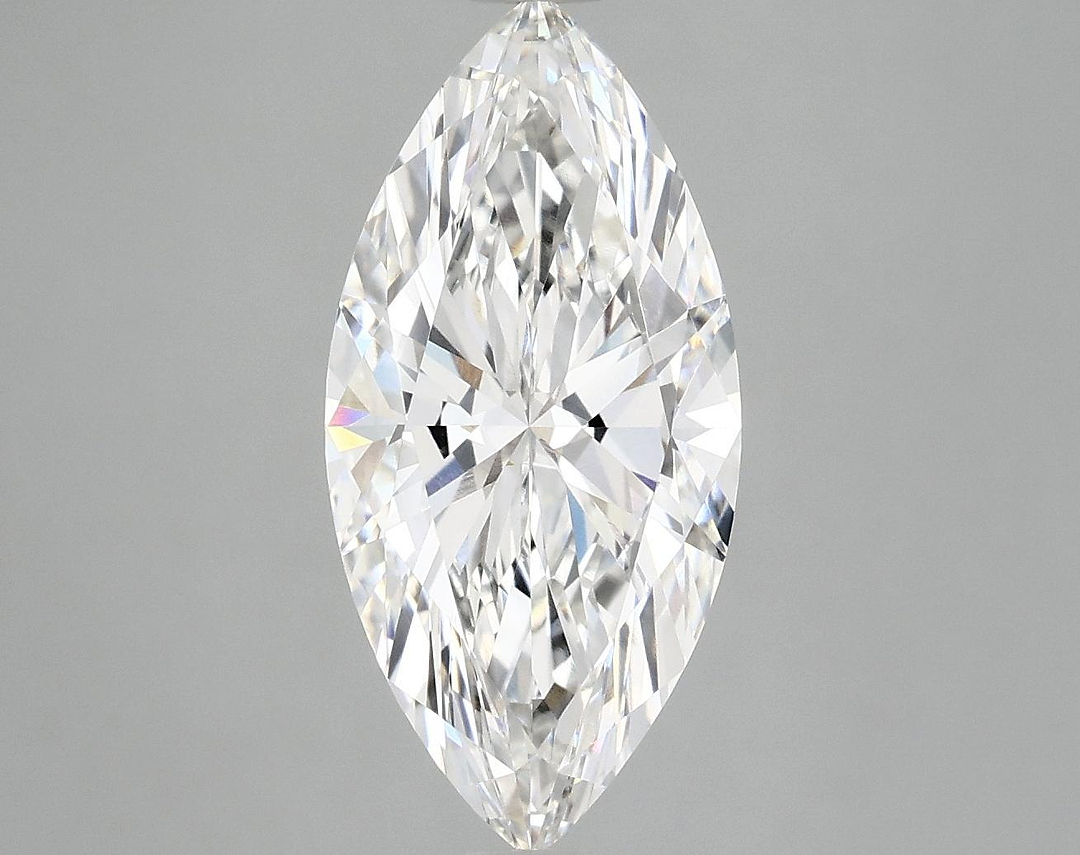 3.02 Carat Marquise Shaped Excellent Cut VVS2 IGI Certified Lab Grown Diamond