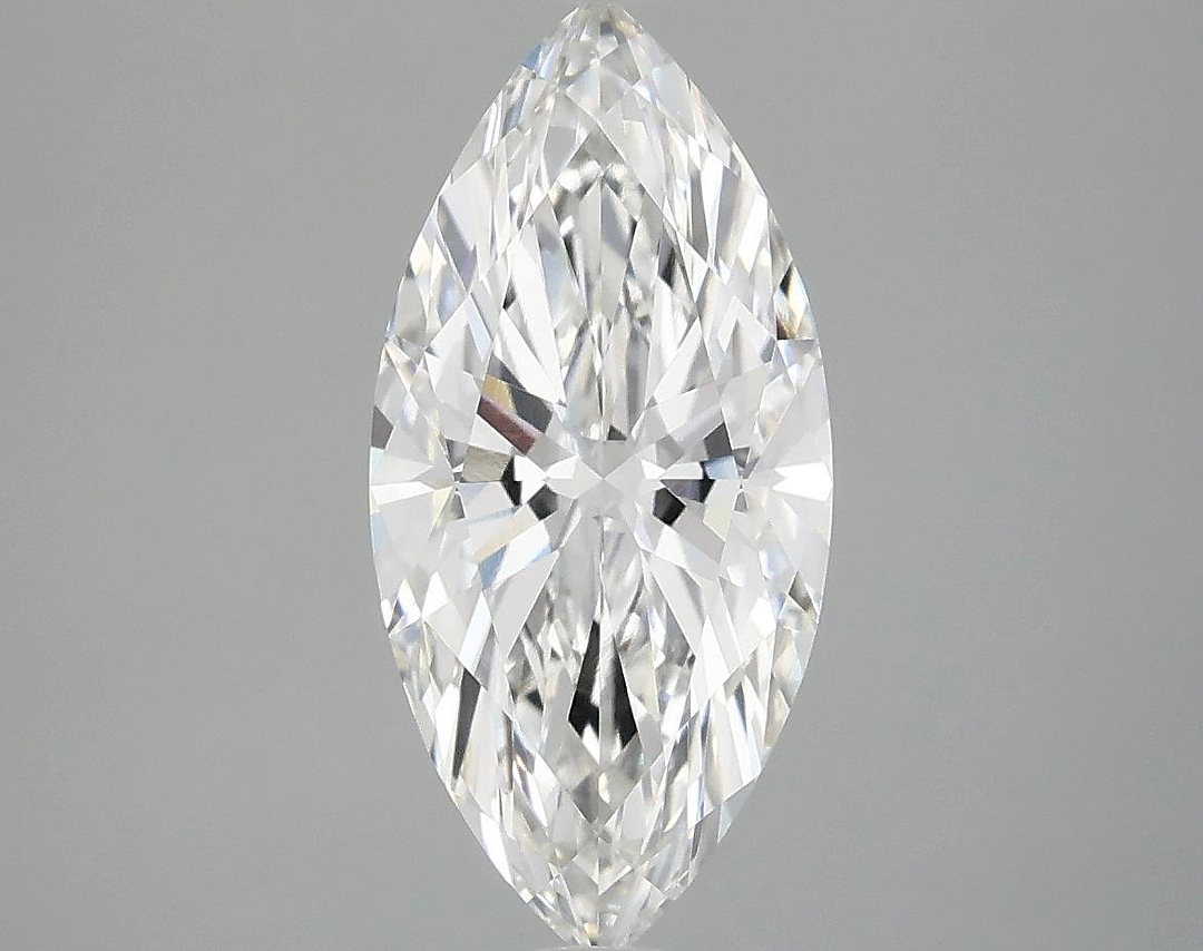 2.03 Carat Marquise Shaped Excellent Cut VVS2 IGI Certified Lab Grown Diamond
