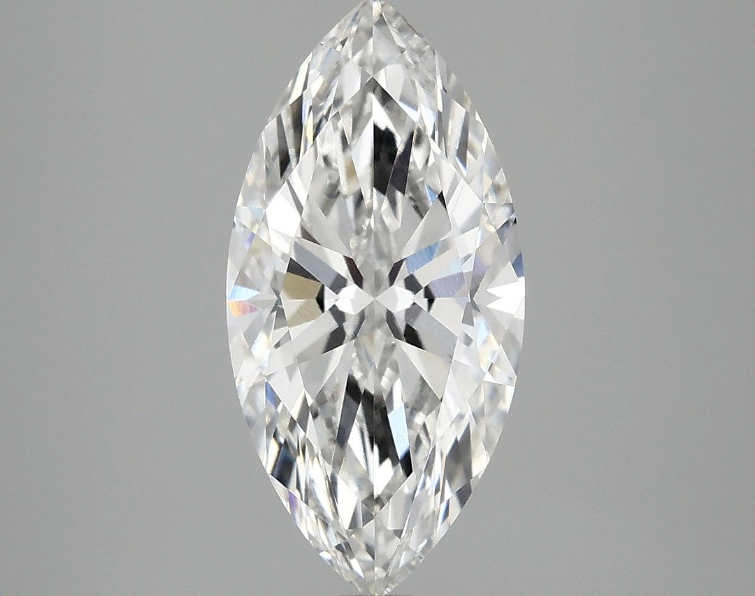 2.97 Carat Marquise Shaped Ideal Cut VVS2 IGI Certified Lab Grown Diamond