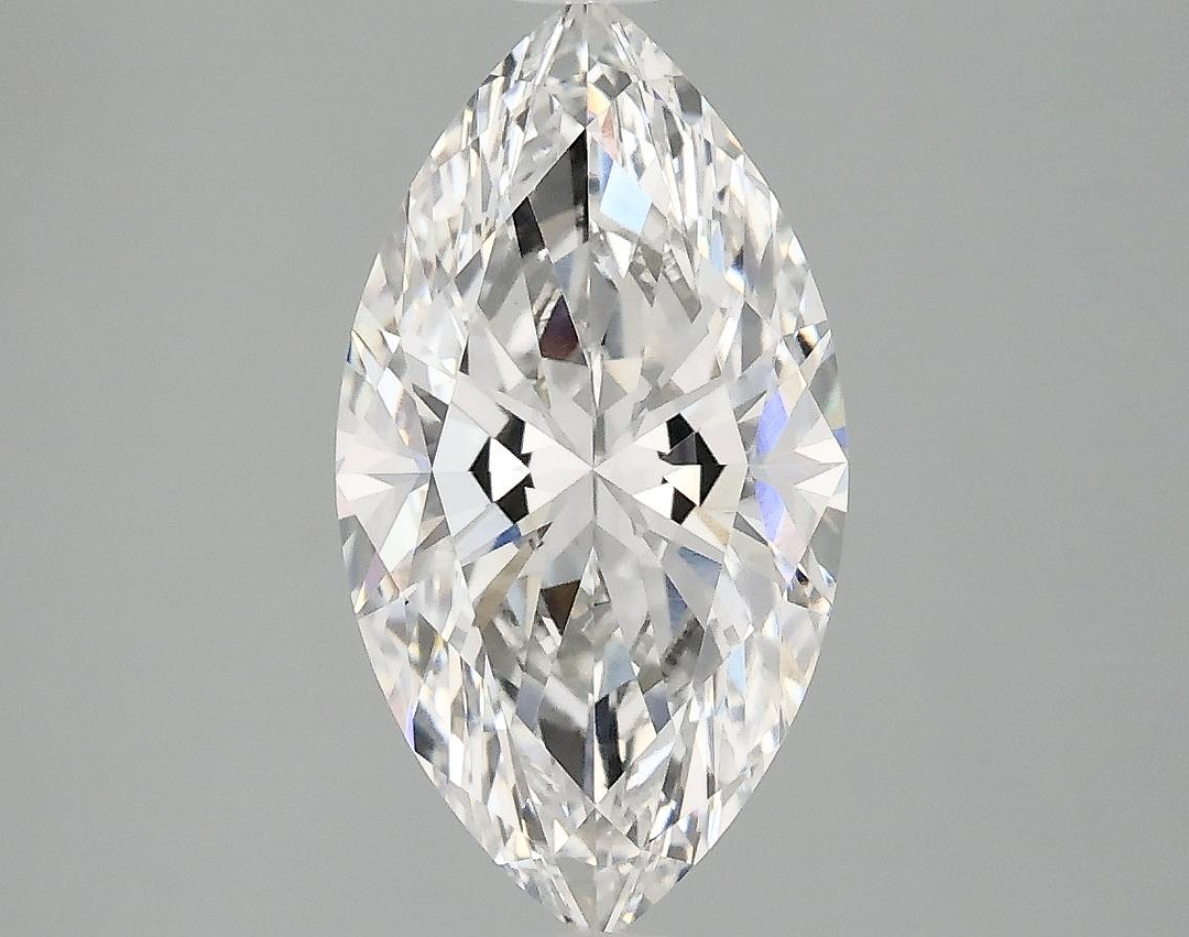 2.53 Carat Marquise Shaped Excellent Cut VVS2 IGI Certified Lab Grown Diamond