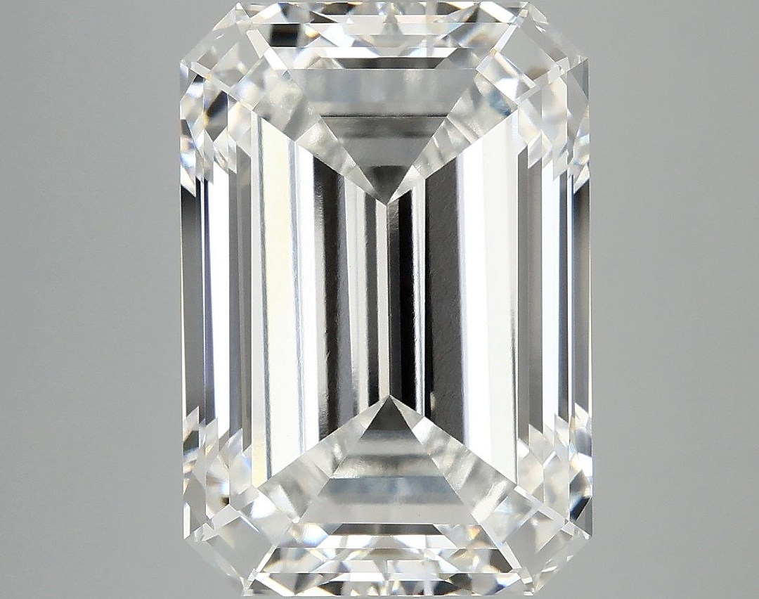 10.6 Carat Emerald Shaped Ideal Cut VVS2 IGI Certified Lab Grown Diamond