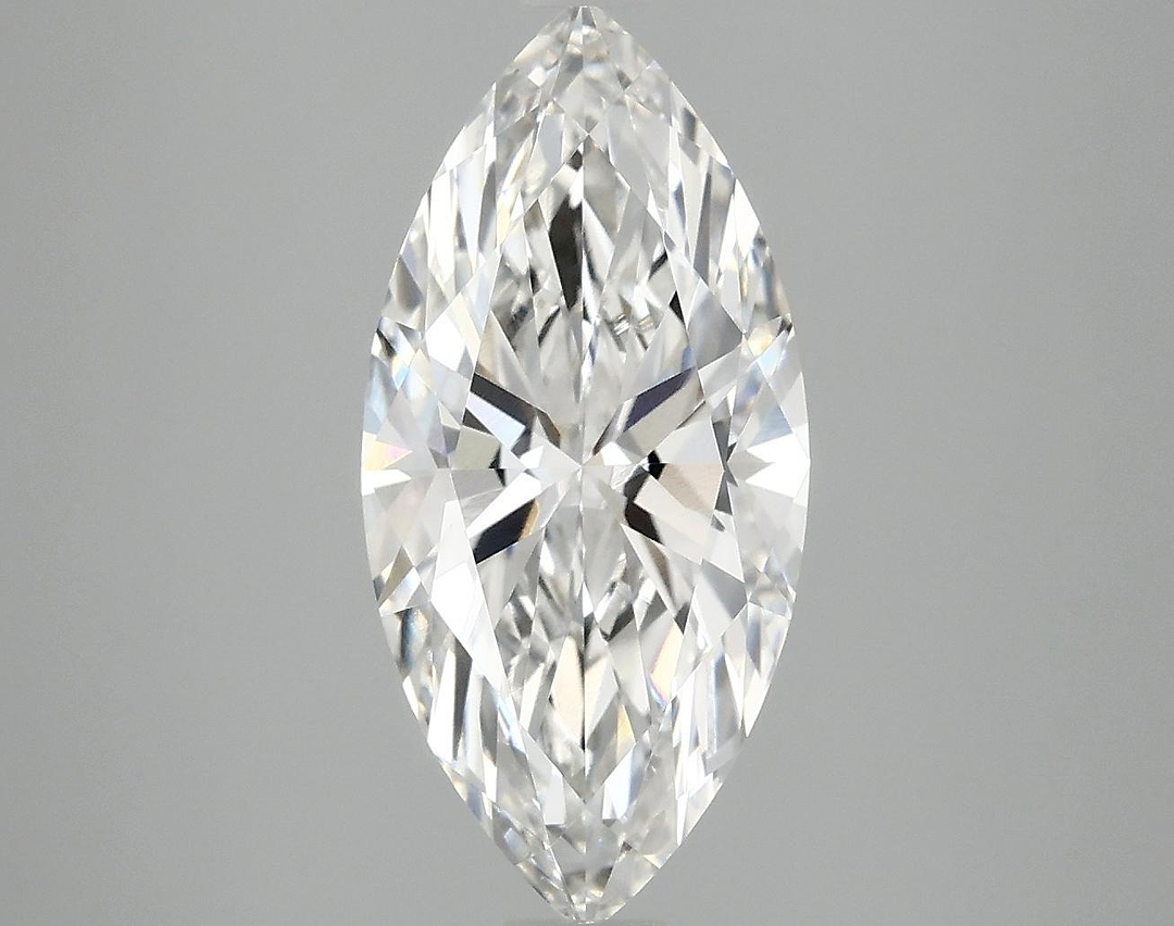 3.03 Carat Marquise Shaped Excellent Cut VVS2 IGI Certified Lab Grown Diamond