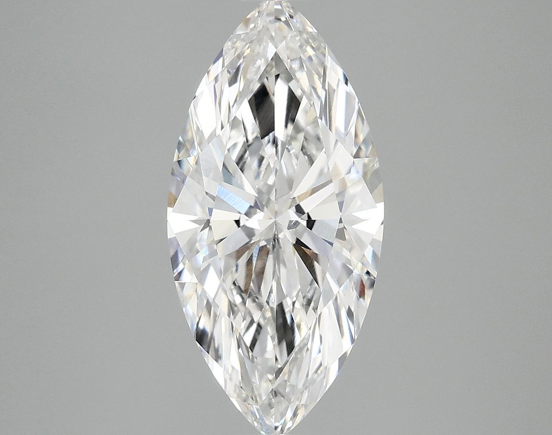 2.83 Carat Marquise Shaped Excellent Cut VVS2 IGI Certified Lab Grown Diamond