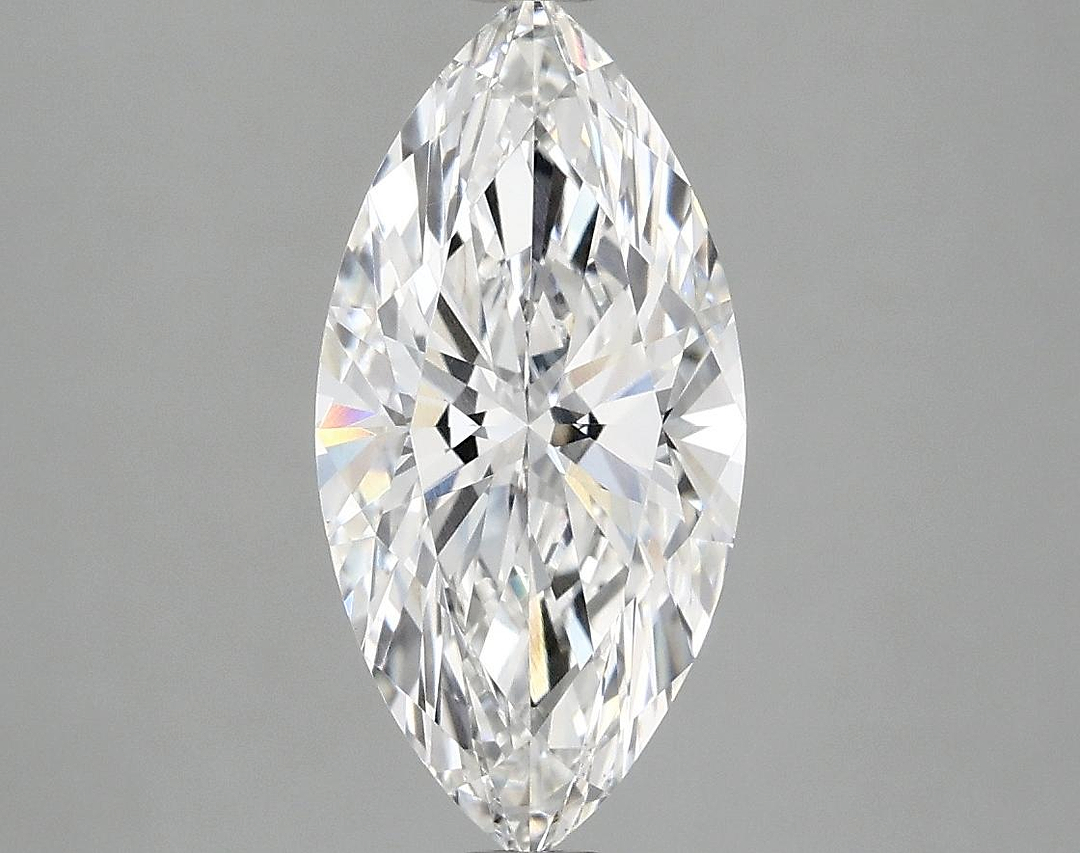 2.1 Carat Marquise Shaped Ideal Cut VVS2 IGI Certified Lab Grown Diamond