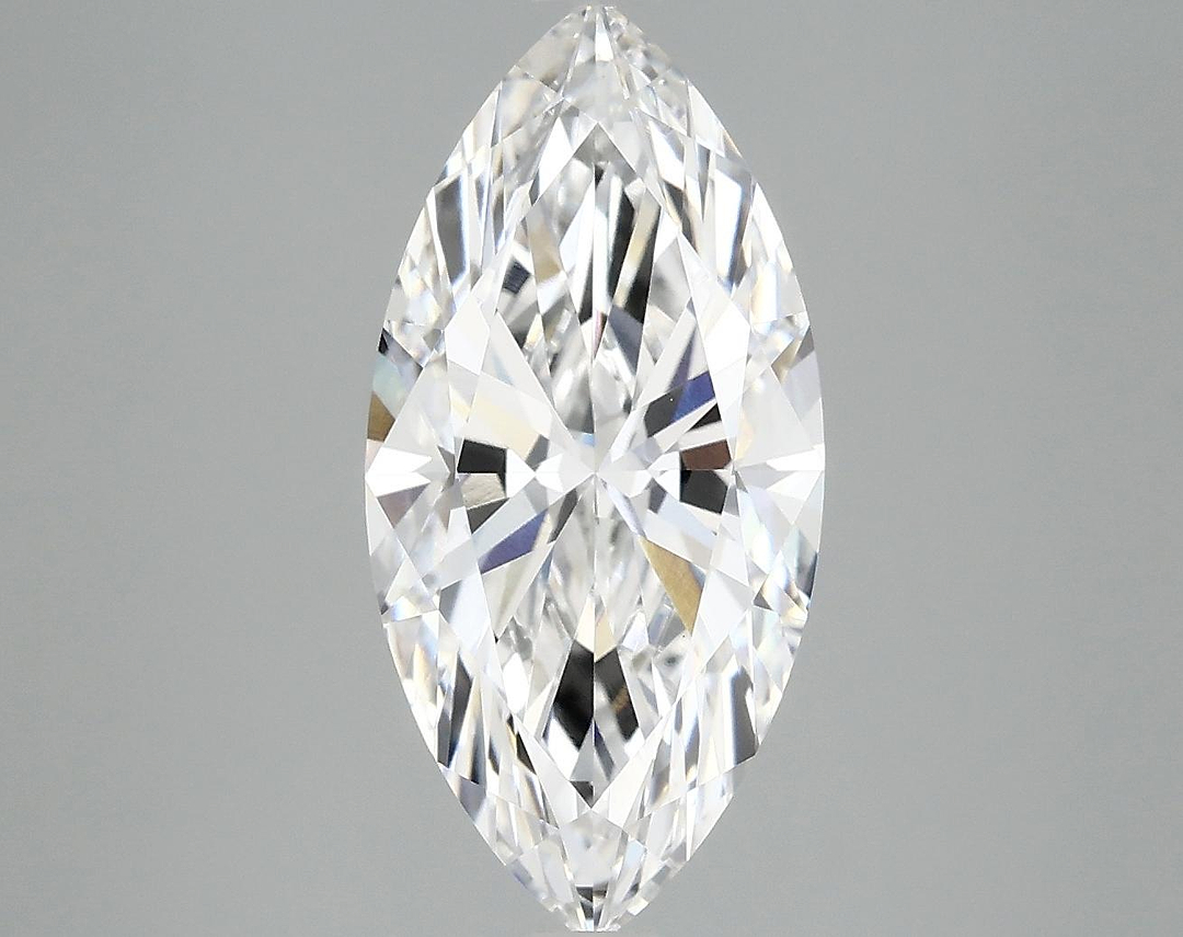 3.06 Carat Marquise Shaped Excellent Cut VVS2 IGI Certified Lab Grown Diamond