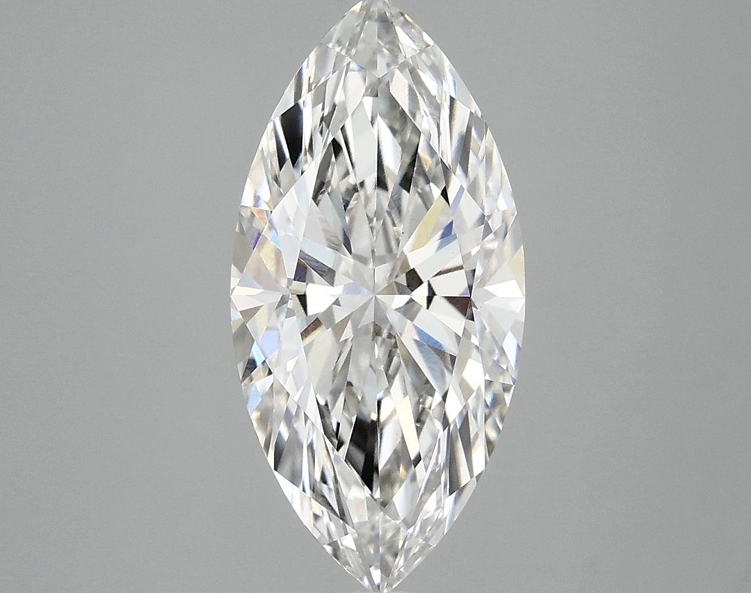 3.08 Carat Marquise Shaped Excellent Cut VVS2 IGI Certified Lab Grown Diamond