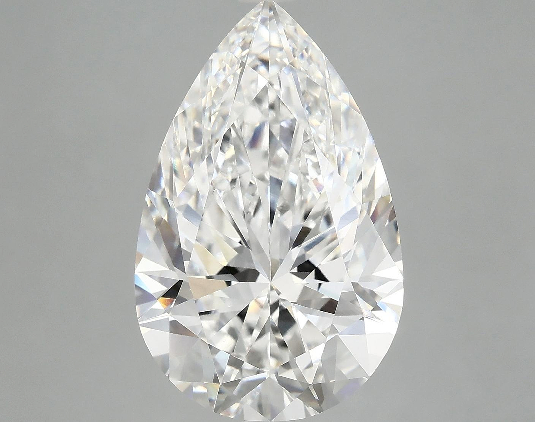 7.11 Carat Pear Shaped Ideal Cut VVS2 IGI Certified Lab Grown Diamond