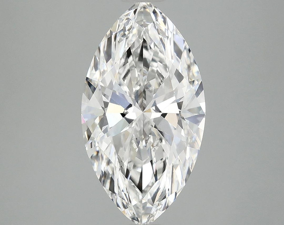 3.07 Carat Marquise Shaped Excellent Cut VVS2 IGI Certified Lab Grown Diamond