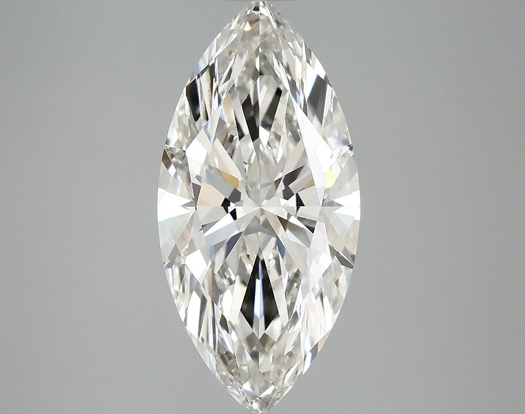 3.07 Carat Marquise Shaped Excellent Cut VVS2 IGI Certified Lab Grown Diamond