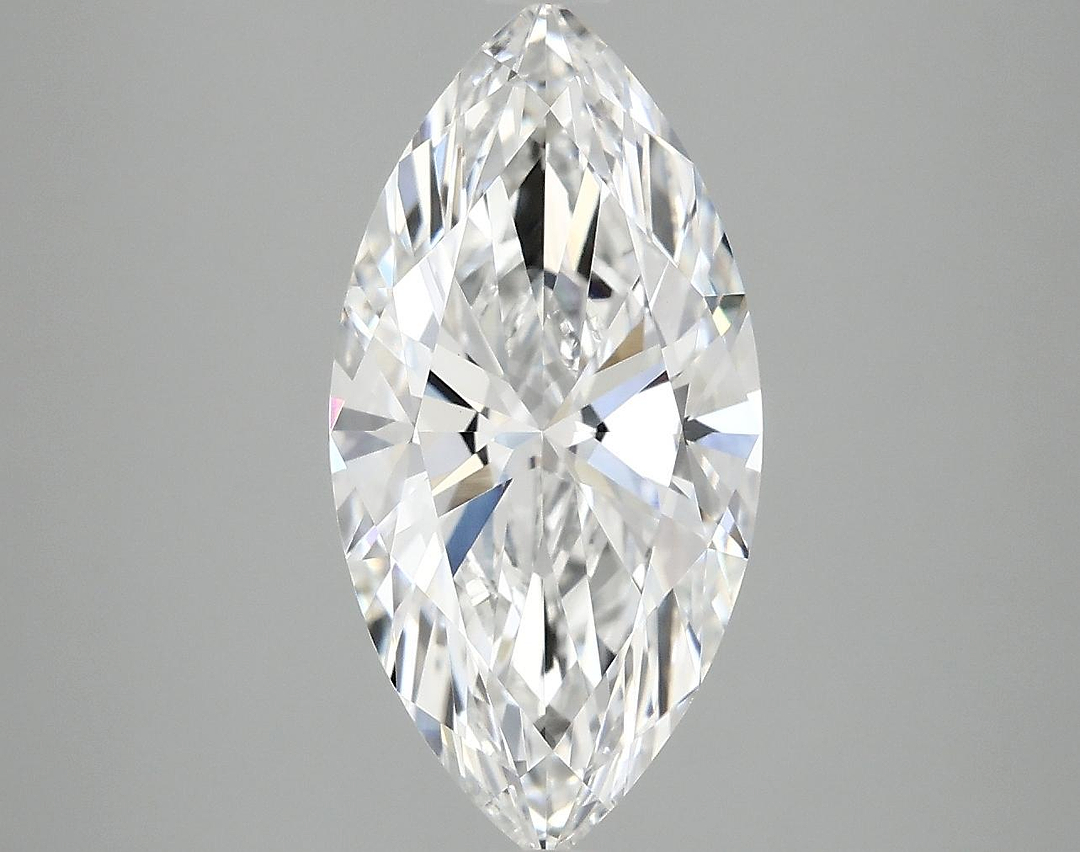 3.08 Carat Marquise Shaped Ideal Cut VVS2 IGI Certified Lab Grown Diamond