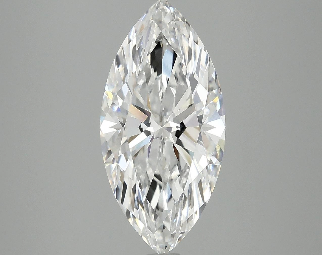 3.03 Carat Marquise Shaped Excellent Cut VVS2 IGI Certified Lab Grown Diamond