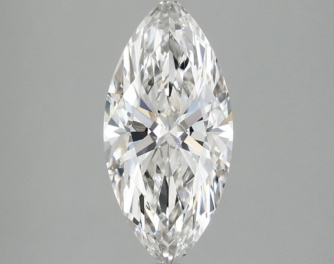 2.1 Carat Marquise Shaped Excellent Cut VVS2 IGI Certified Lab Grown Diamond